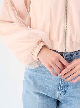 今期美品セルフォード チュールシアーブルゾン RECOMMEND ITEM】 ◇ チュールシアーブルゾン ¥24,970 IVR/CPNK